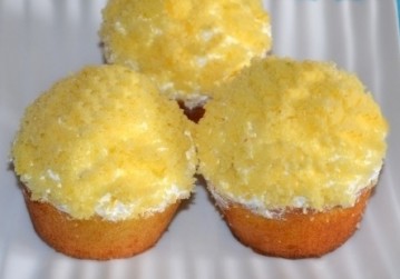 cupcake miele e mimosa